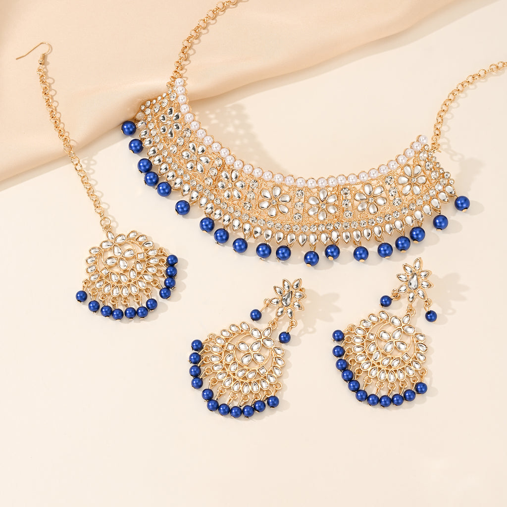 BB0038 Kundan Necklace set for outfits Jewelry set Chocker set for Woman