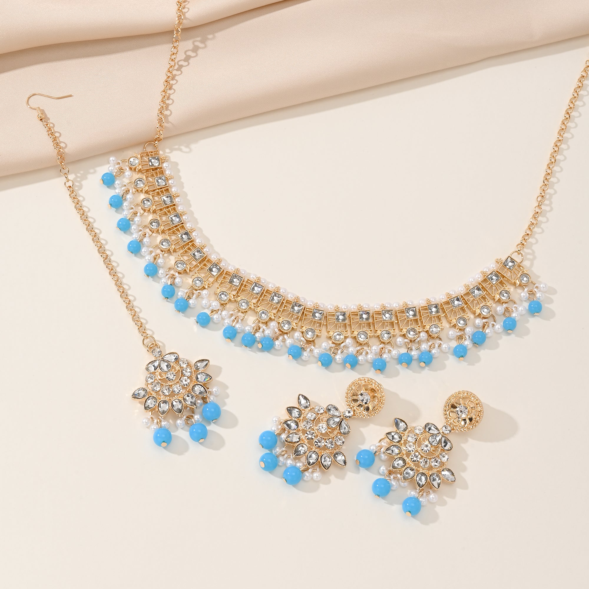 BB0040 Kundan Necklace set for outfits Jewelry set Chocker set for Woman