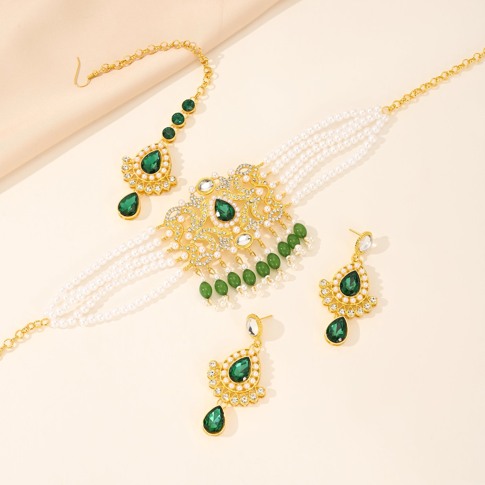 BB0061 Kundan Necklace set for outfits Jewelry set Chocker set for Woman