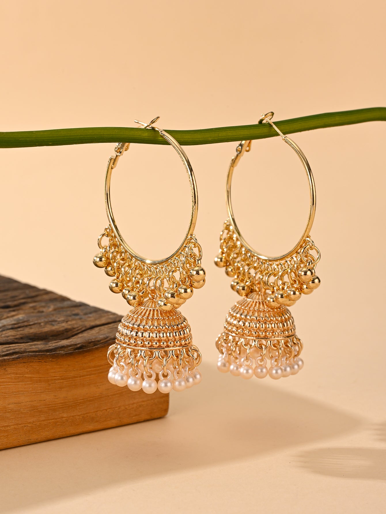 BB0028 Hoops Jhumka Earrings Ethnic Earrings Vintage Earrings