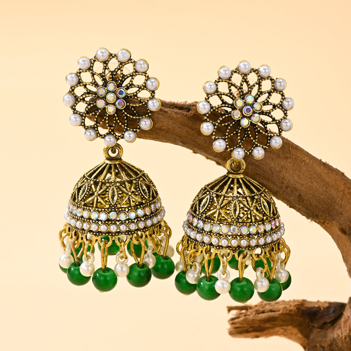 BB0057 Hoops Jhumka Earrings Ethnic Earrings Vintage Earrings