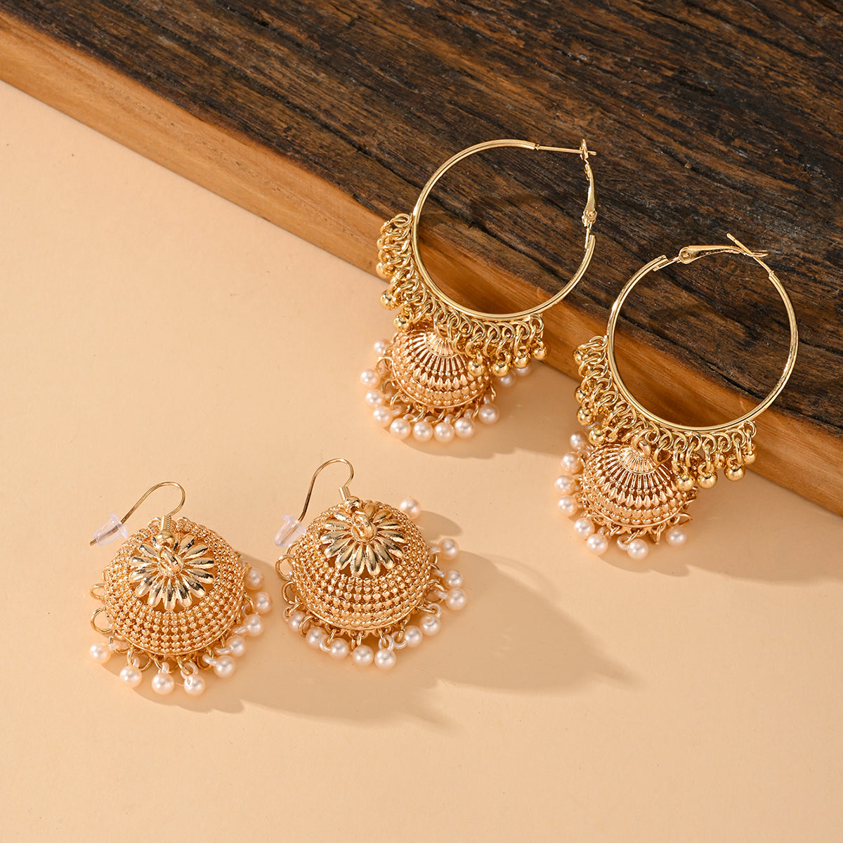 BB0028 Hoops Jhumka Earrings Ethnic Earrings Vintage Earrings