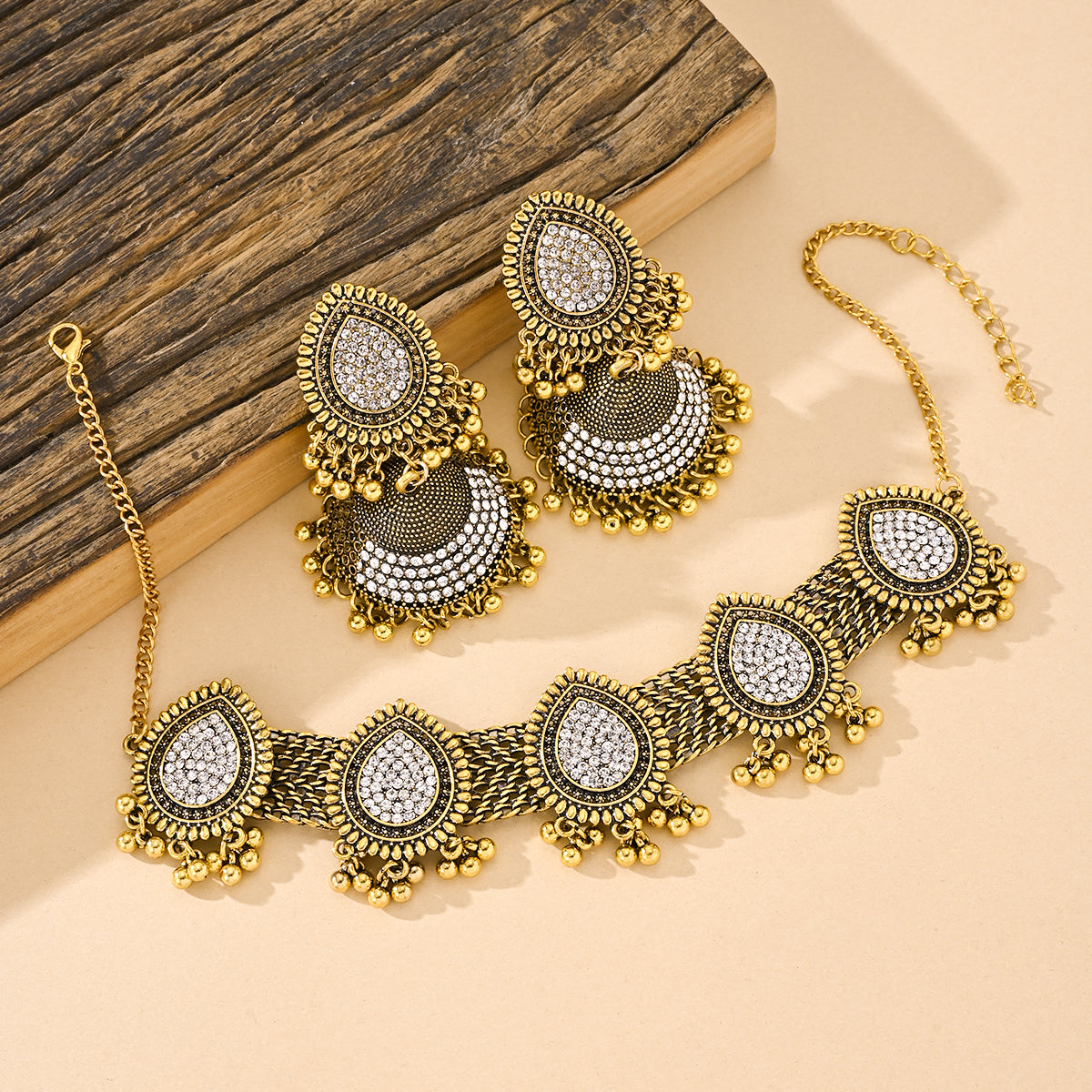 BB0063 Kundan Necklace set for outfits Jewelry set Chocker set for Woman