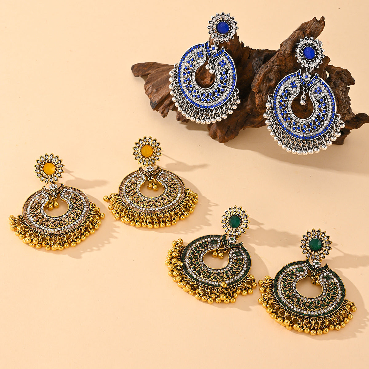 BB0027 Hoops Jhumka Earrings Ethnic Earrings Vintage Earrings