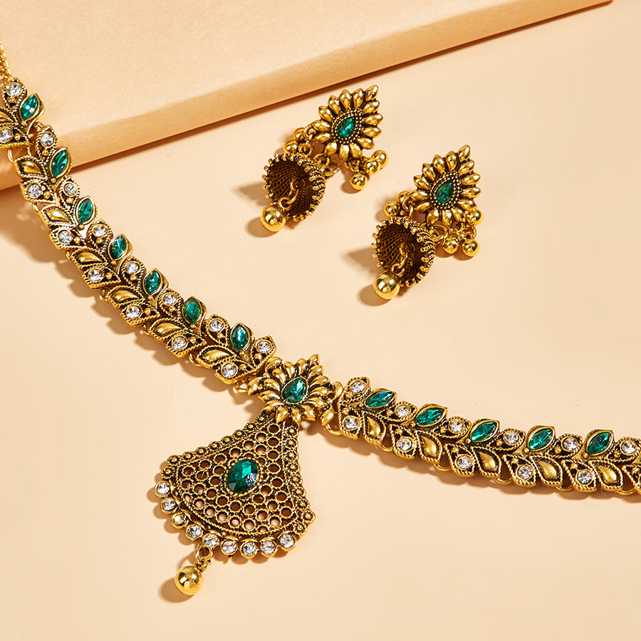 BB0043 Simple Necklace set for outfits Jewelry set Chocker set for Woman