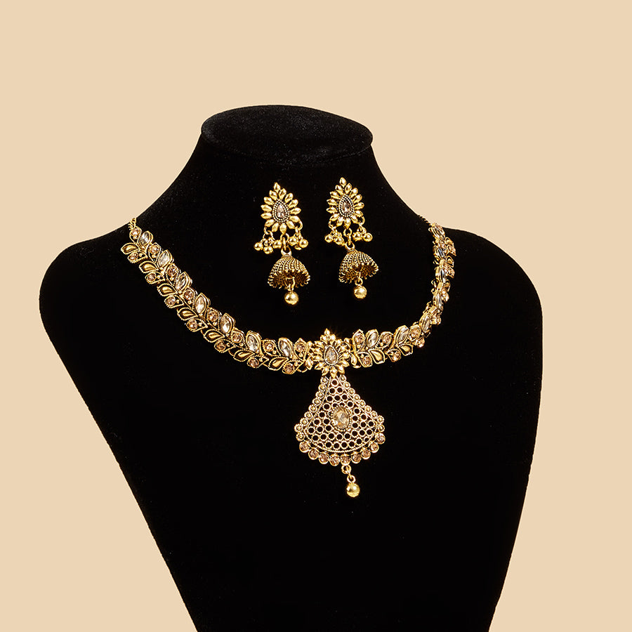 BB0043 Simple Necklace set for outfits Jewelry set Chocker set for Woman