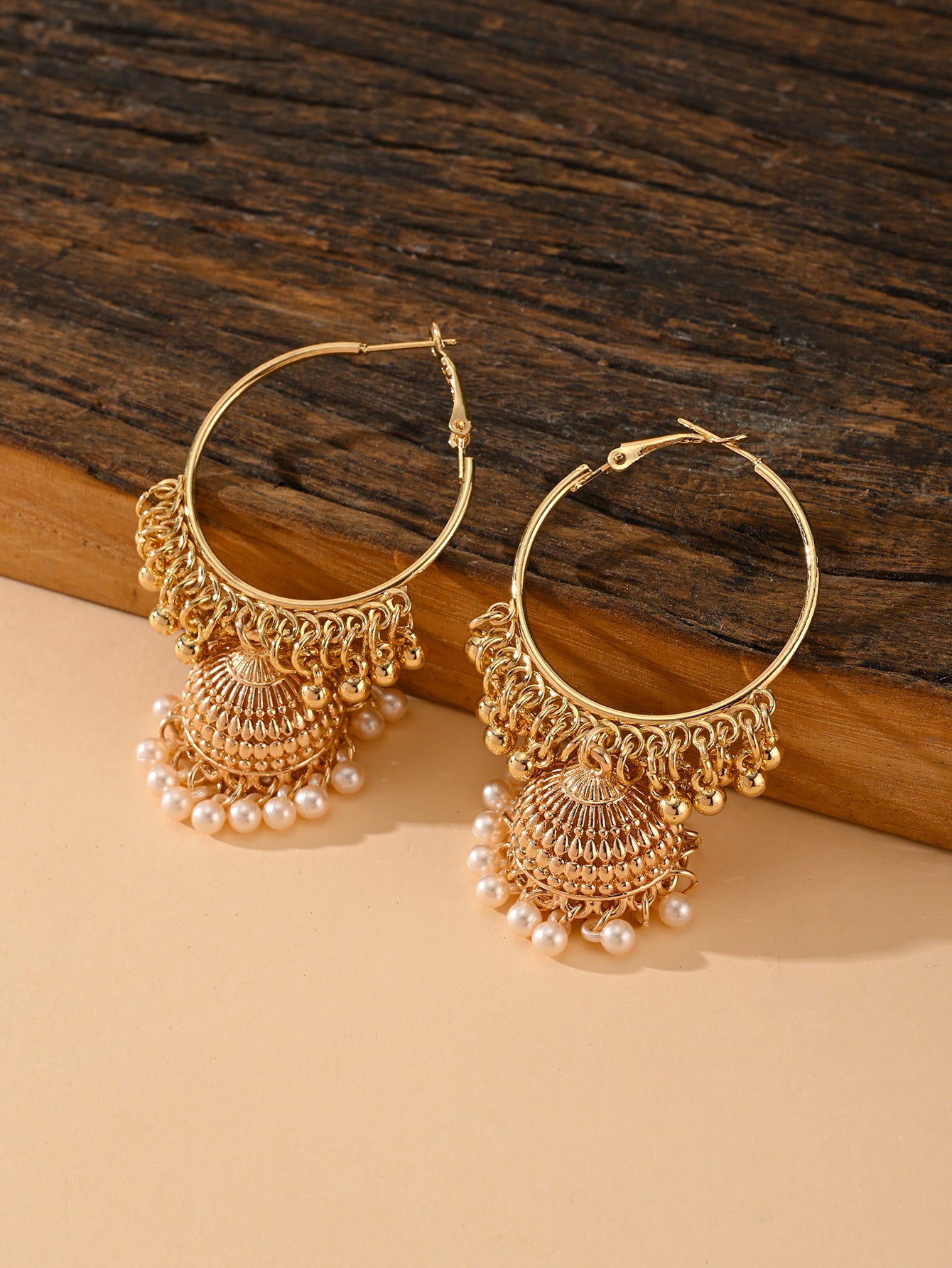 BB0028 Hoops Jhumka Earrings Ethnic Earrings Vintage Earrings