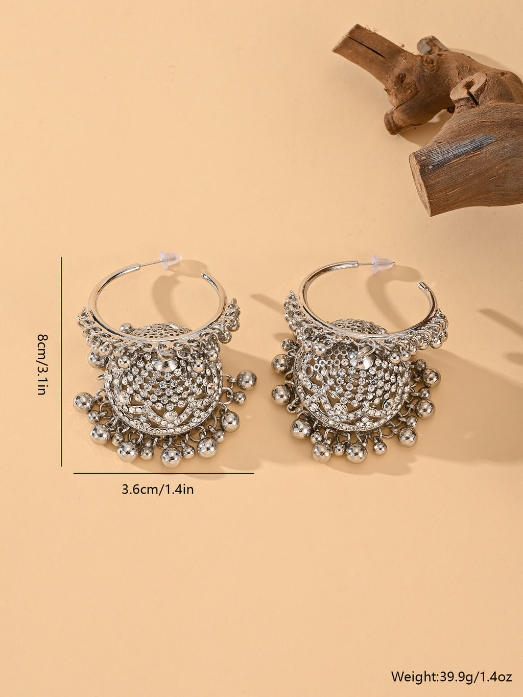 BB0026 Hoops Jhumka Earrings Ethnic Earrings Vintage Earrings