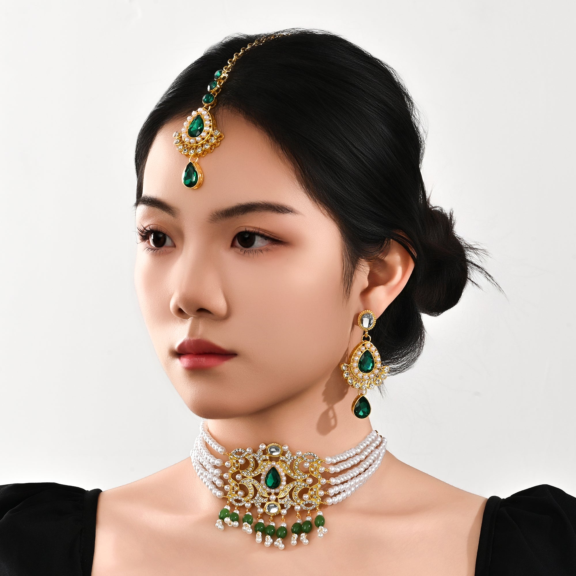 BB0061 Kundan Necklace set for outfits Jewelry set Chocker set for Woman