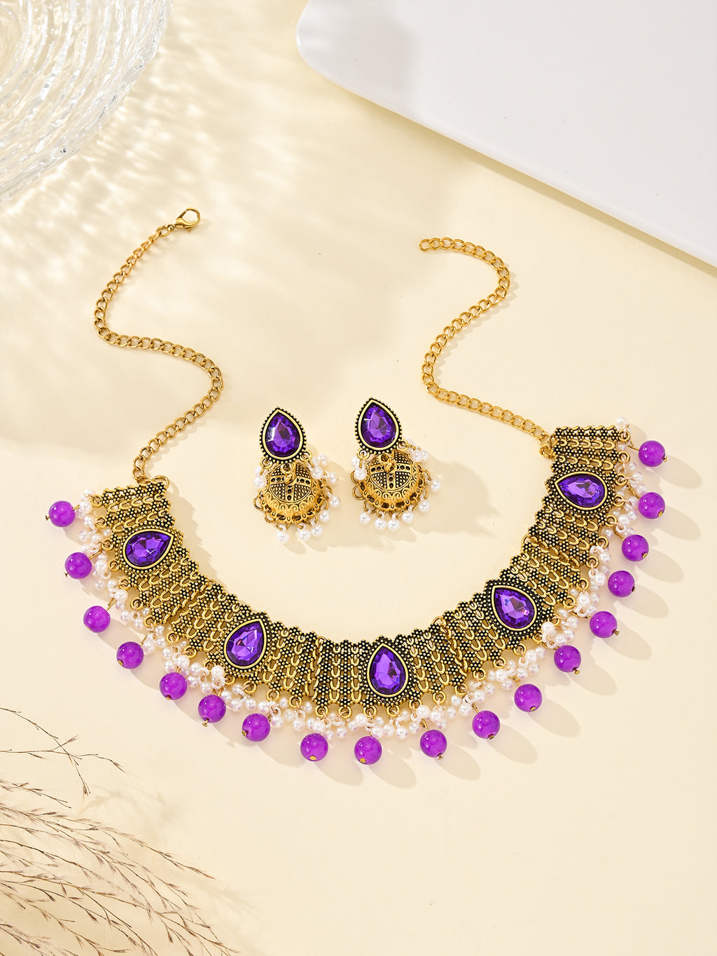 BB0060 Simple Necklace set for outfits Jewelry set Chocker set for Woman