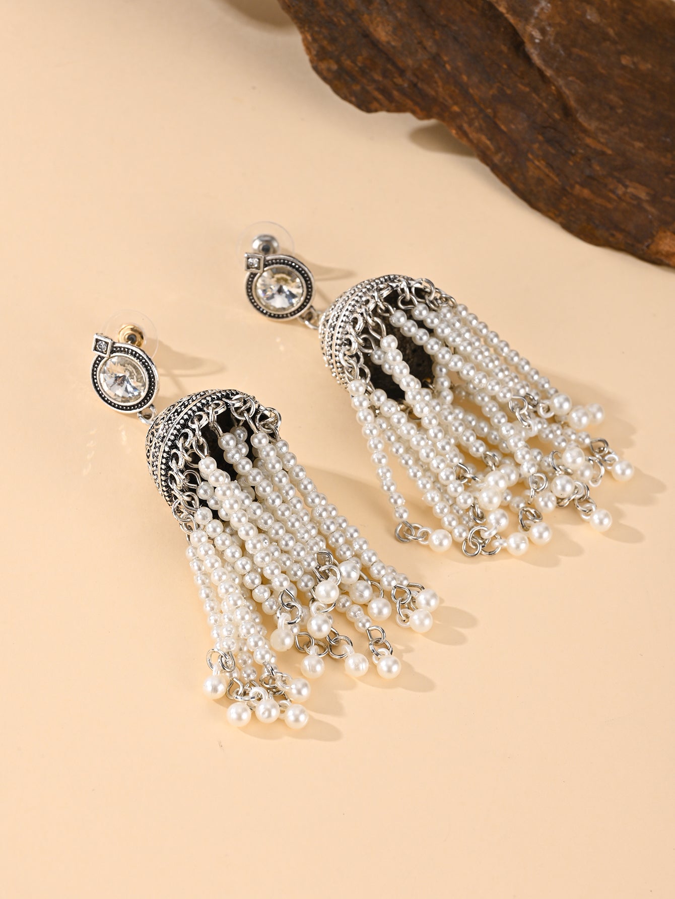 BB0023 Long Jhumka Earrings Ethnic Earrings Vintage Earrings