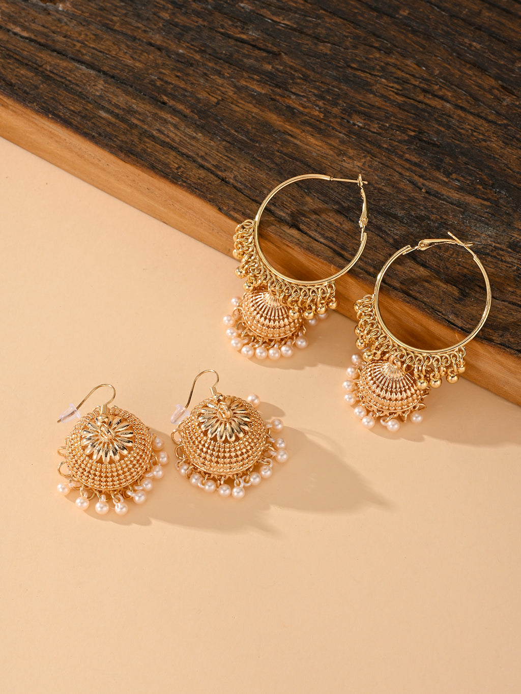 BB0028 Hoops Jhumka Earrings Ethnic Earrings Vintage Earrings