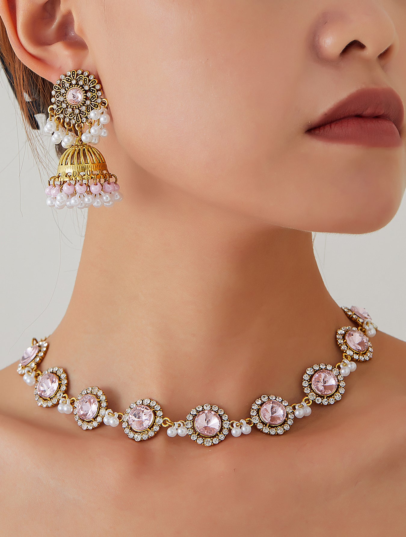 BB0037 Necklace set for outfits Jewelry set Chocker set for Woman