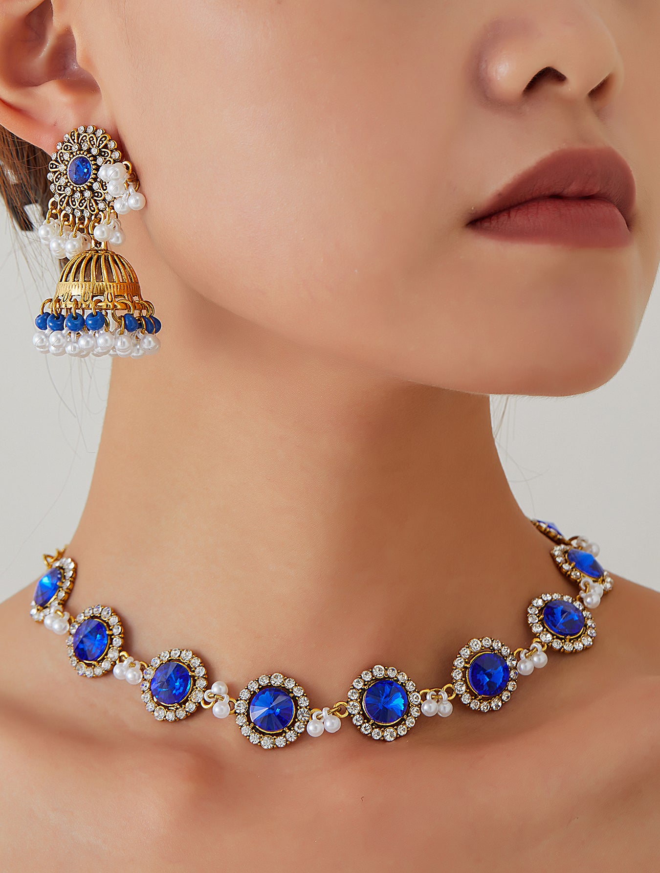 BB0037 Necklace set for outfits Jewelry set Chocker set for Woman