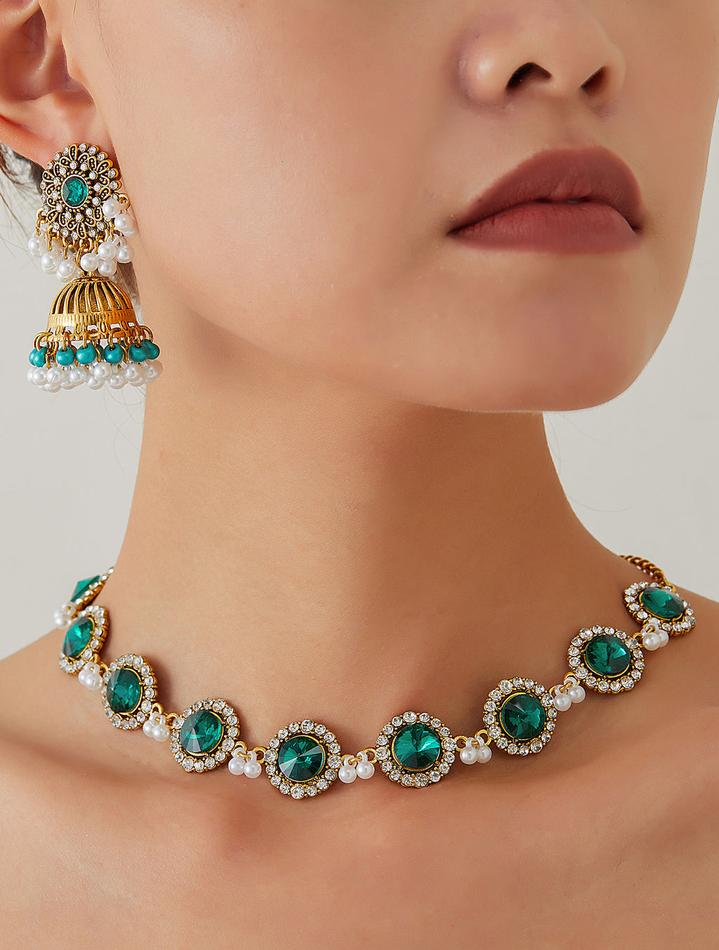 BB0037 Necklace set for outfits Jewelry set Chocker set for Woman