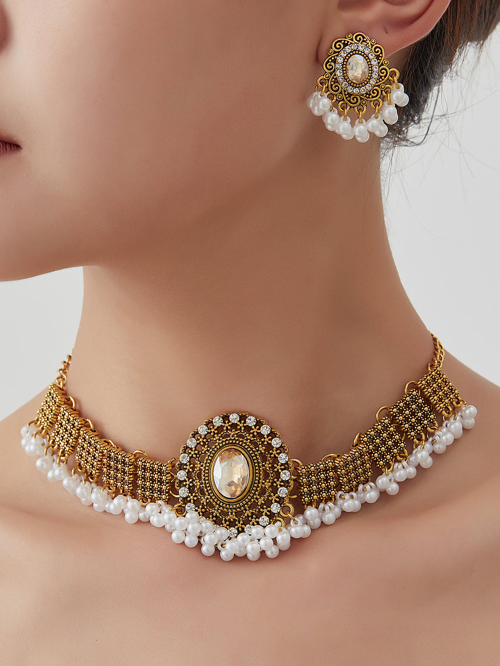 BB0036 Necklace set for outfits Jewelry set Chocker set for Woman