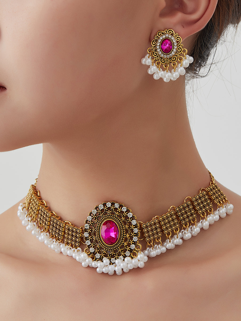 BB0036 Necklace set for outfits Jewelry set Chocker set for Woman