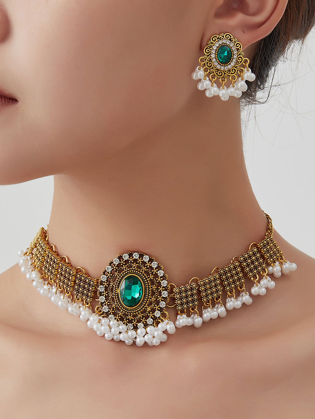 BB0036 Necklace set for outfits Jewelry set Chocker set for Woman