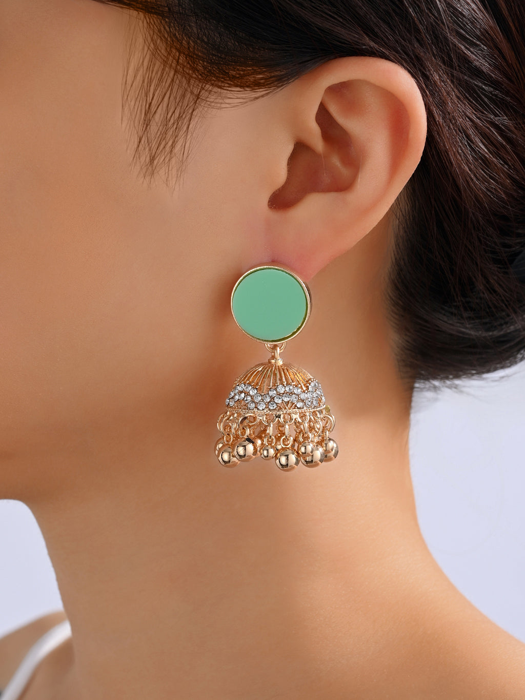 BB0024  Jhumka Earrings Ethnic Earrings Vintage Earrings